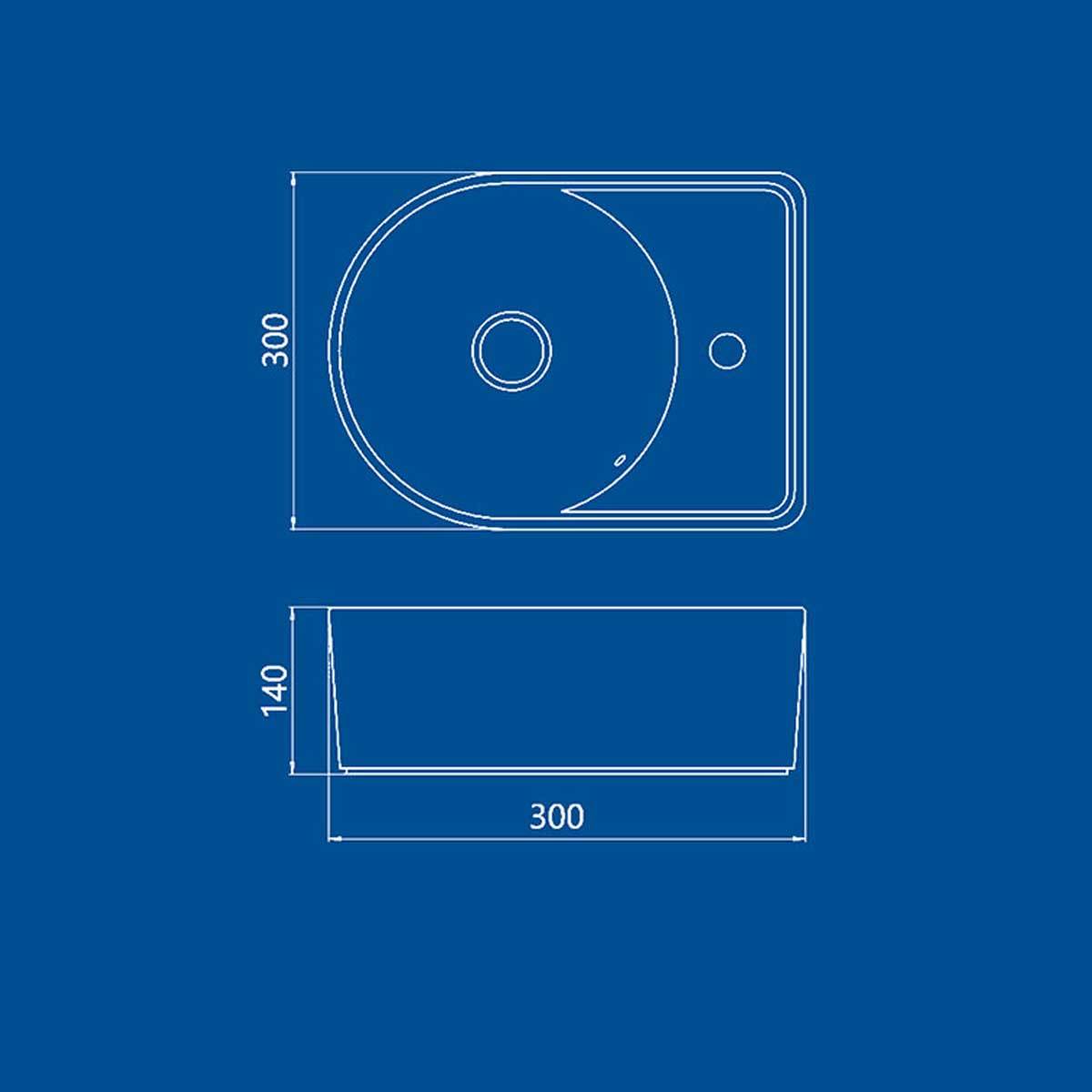 روشویی روکابینتی ویولت چینی کرد