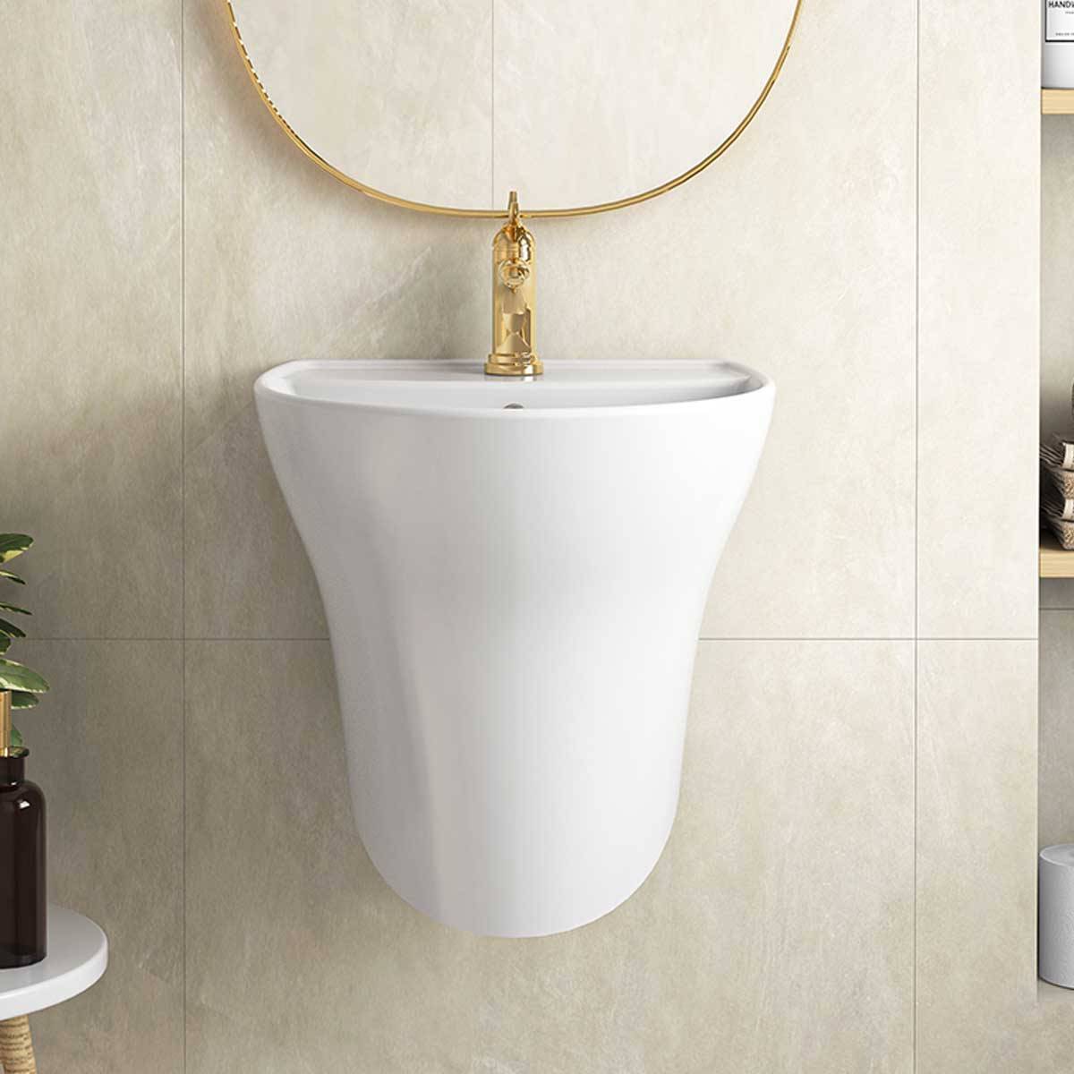 روشویی نیم پایه ویکتوریا چینی کرد