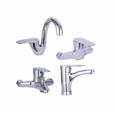 ست شیرآلات لونا کروم راسان