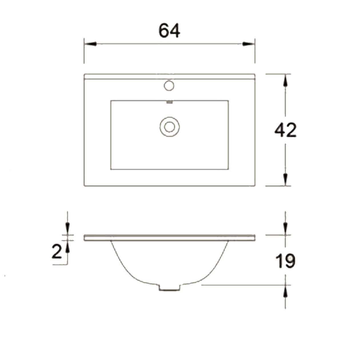 روشویی روکابینتی آتینا نوین سرام