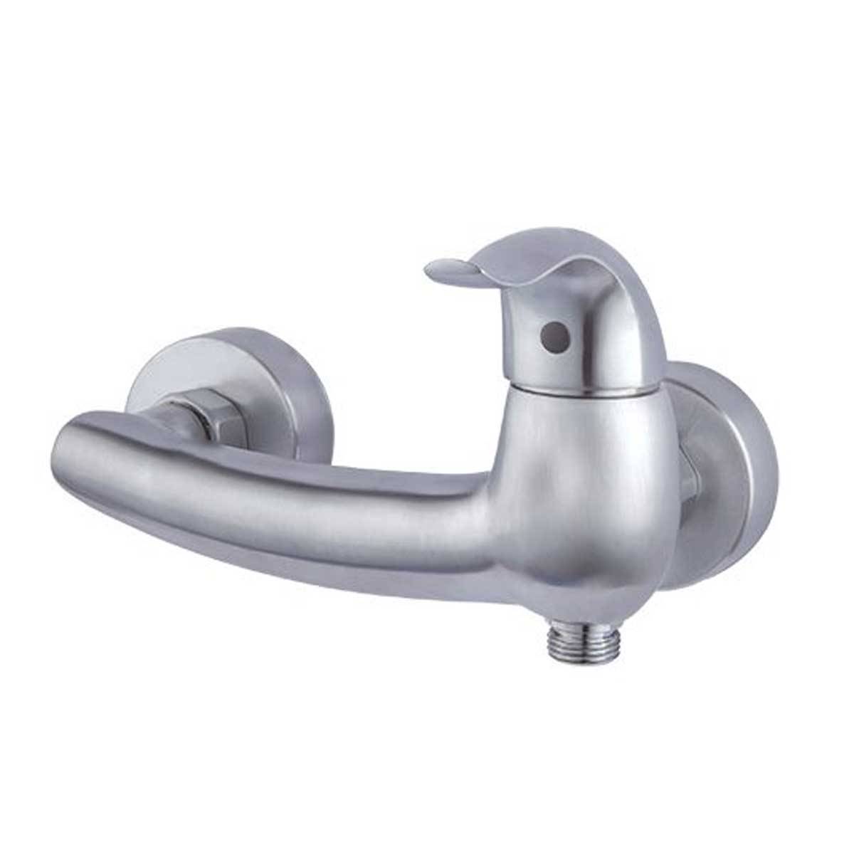 شیر حمام اکتاو کروم مات راسان