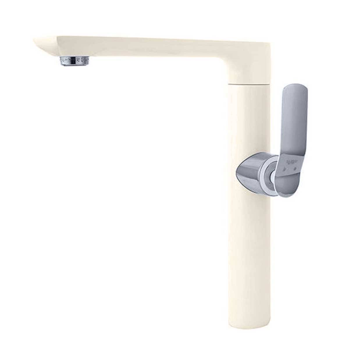 شیر آشپزخانه آوات شیری کروم راسان