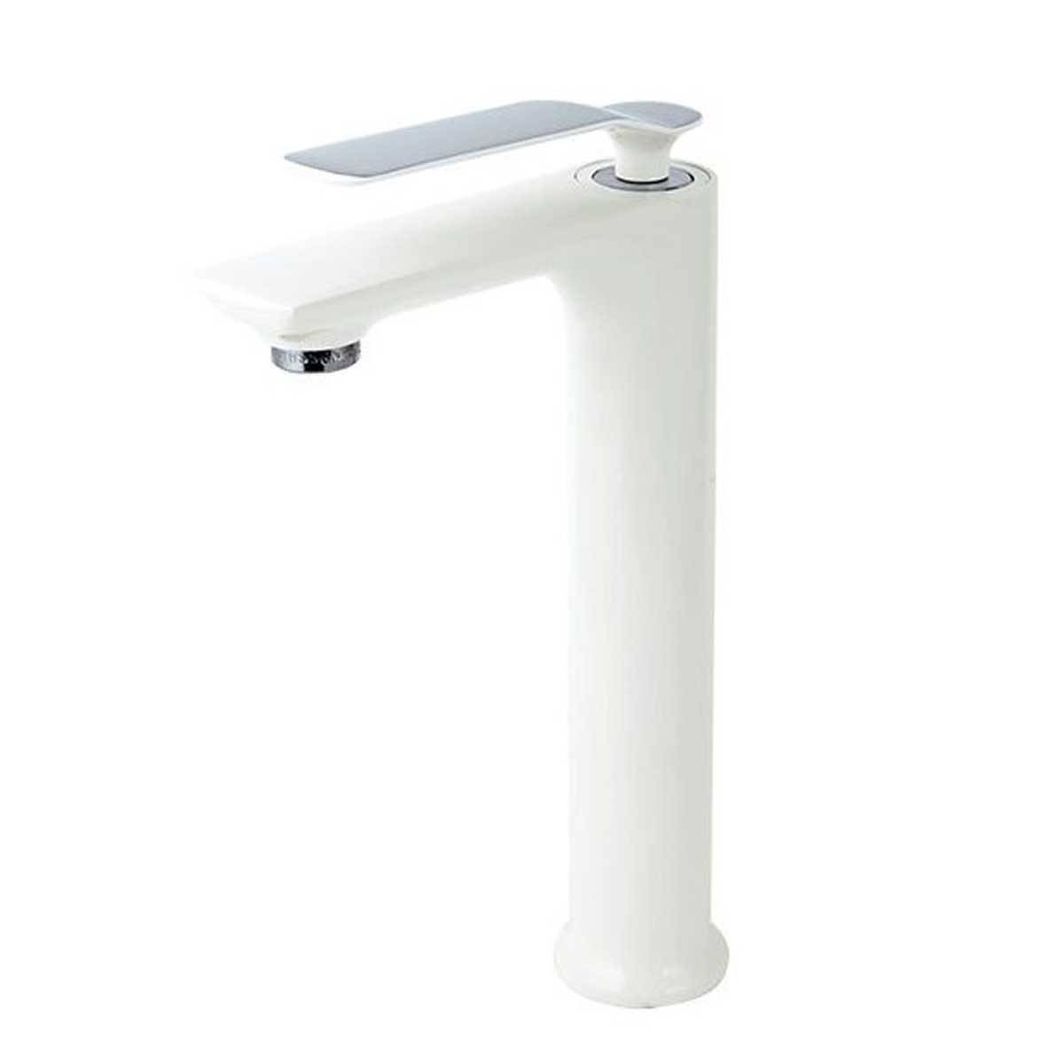 شیر روشویی پایه بلند آوات شیری کروم راسان