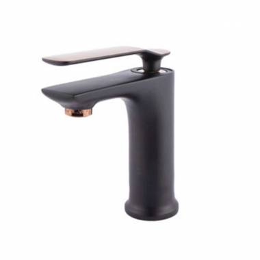 شیر روشویی آوات مشکی رزگلد راسان