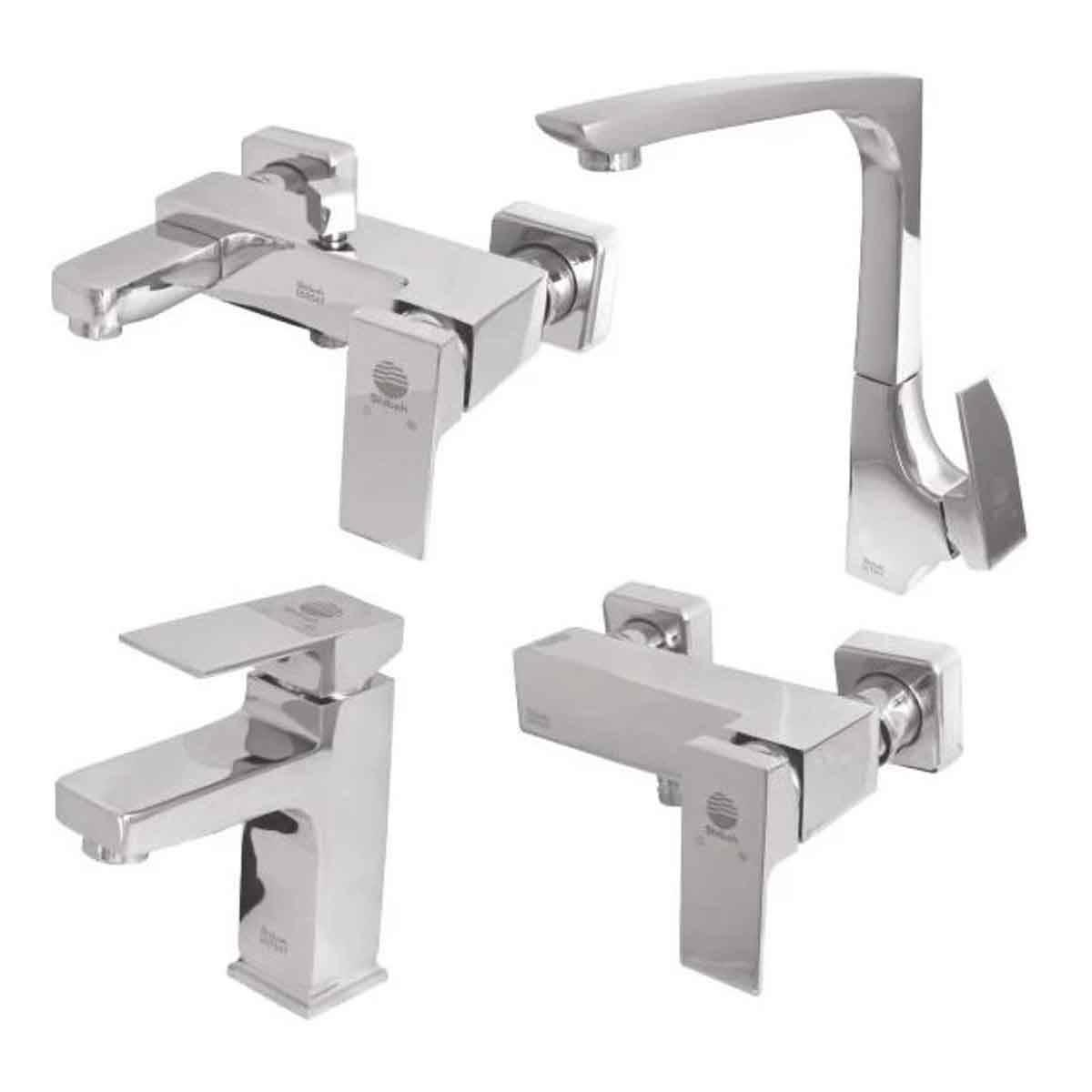 ست شیرآلات سپیدان استیل شیبه