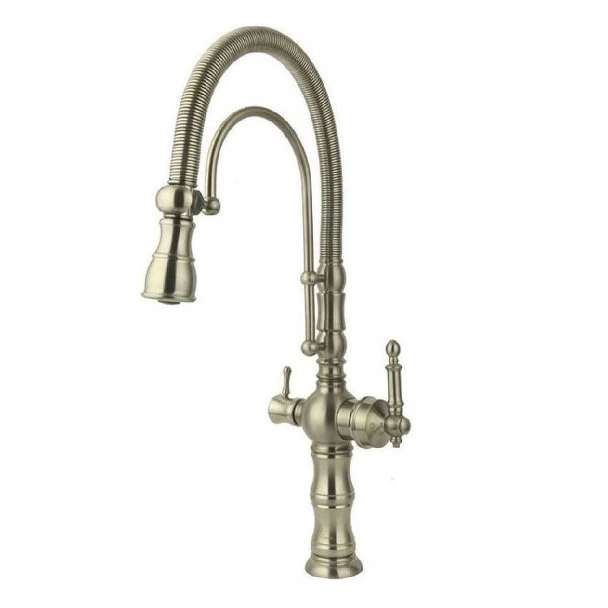 شیر آشپزخانه دو منظوره آراد کروم مات کیان