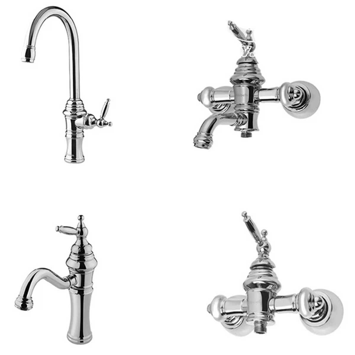 ست شیرآلات مارال کروم شیبه