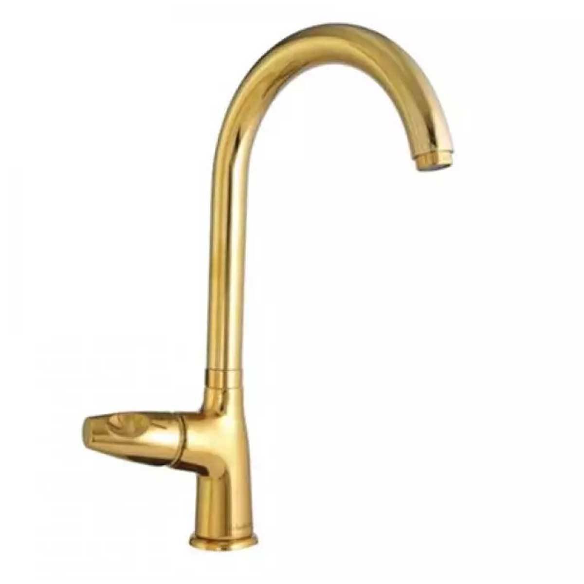 شیر آشپزخانه ماهور طلایی مات شیبه