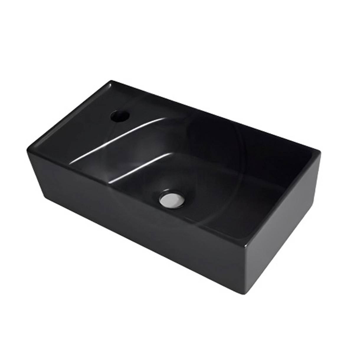 روشویی روسنگی مایا مشکی براق مروارید