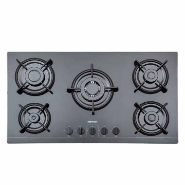 اجاق گاز شیشه ای مشکی G5964 استیل البرز