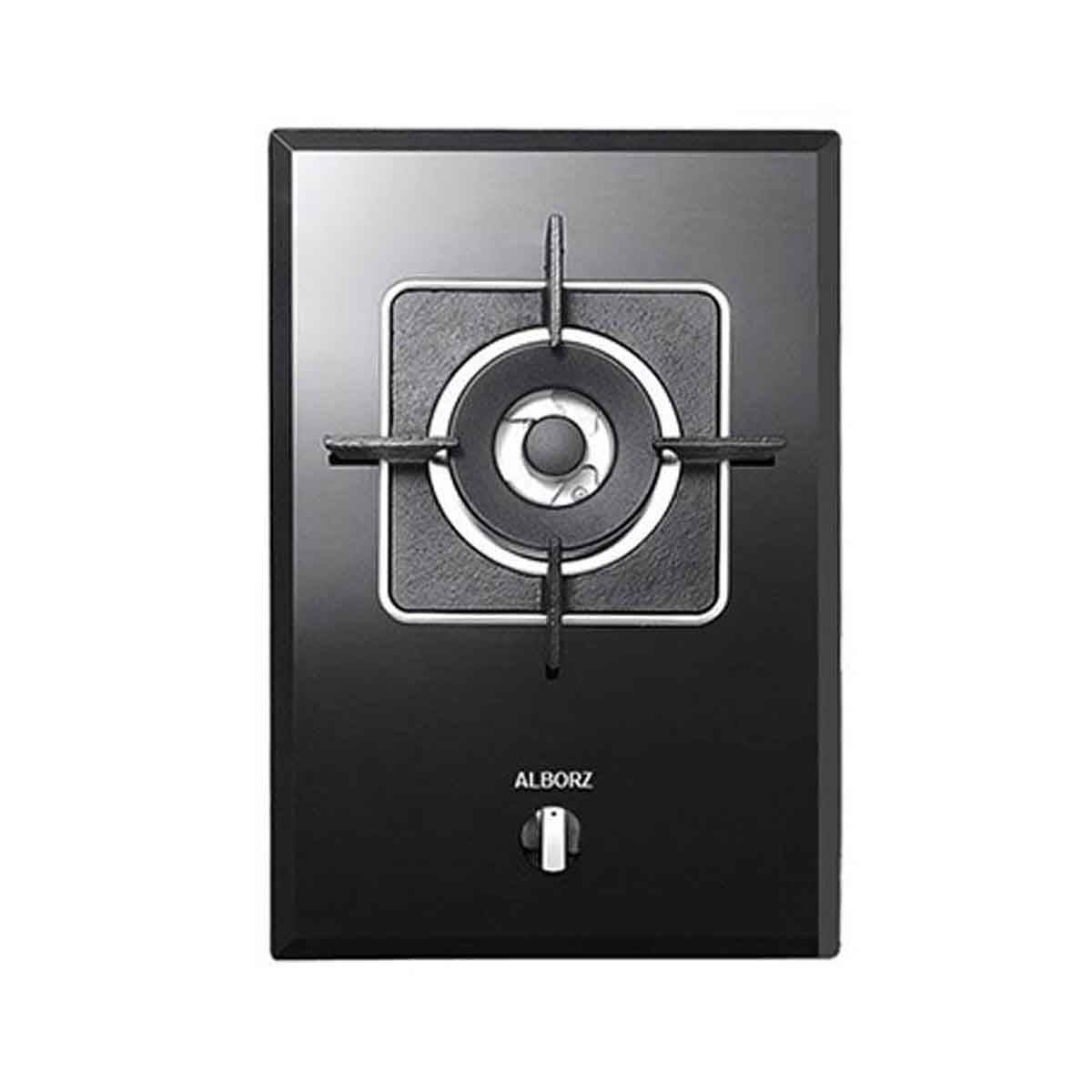 اجاق گاز شیشه ای مشکی G1351 استیل البرز