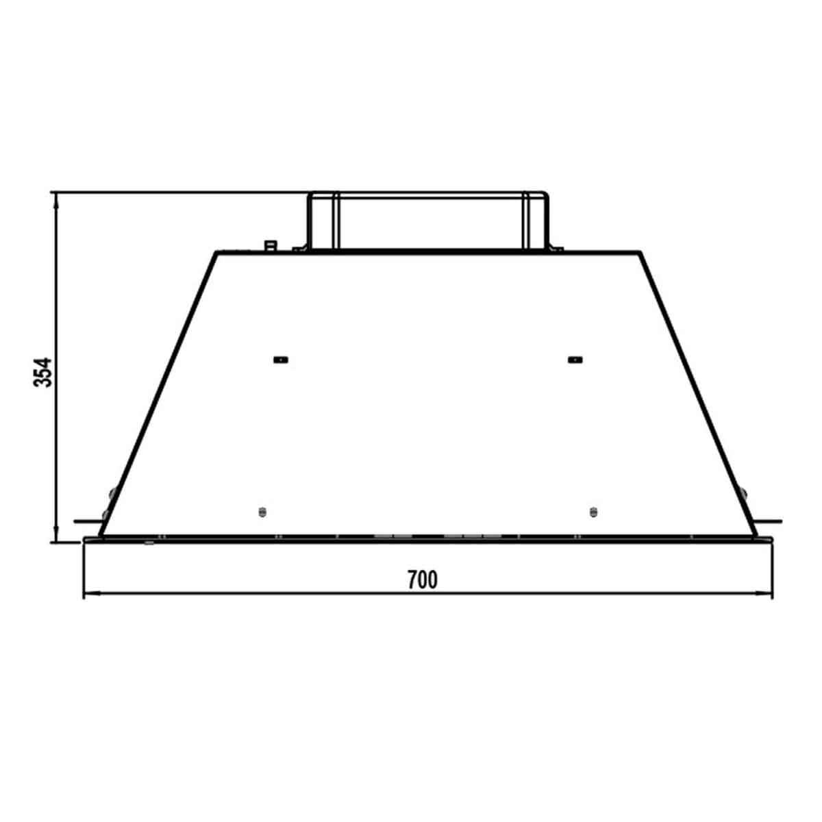هود توکار SA-507 استیل البرز