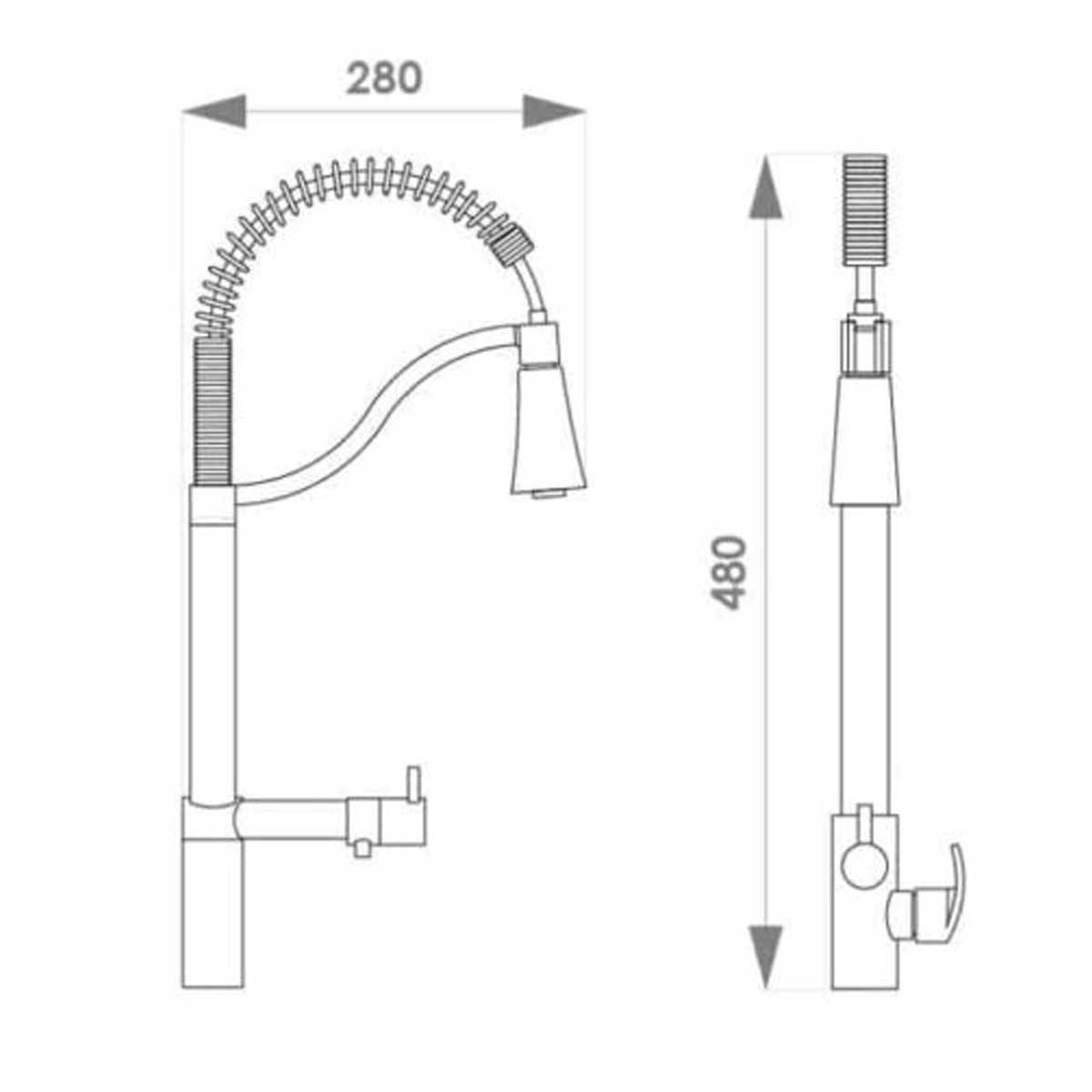 شیر آشپزخانه دو منظوره راشل طلایی راسان
