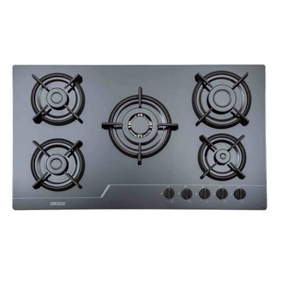 اجاق گاز شیشه ای مشکی G5961 استیل البرز