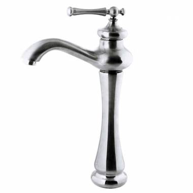 شیر روشویی پایه بلند علاالدین کروم مات البرز روز