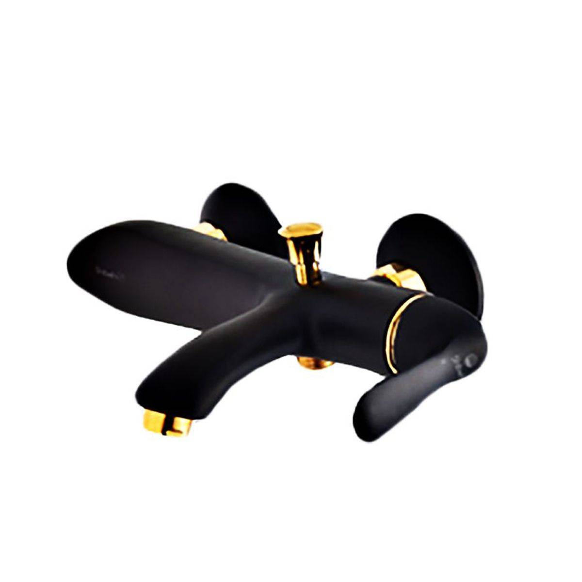 شیر حمام هامون مشکی طلایی شیبه